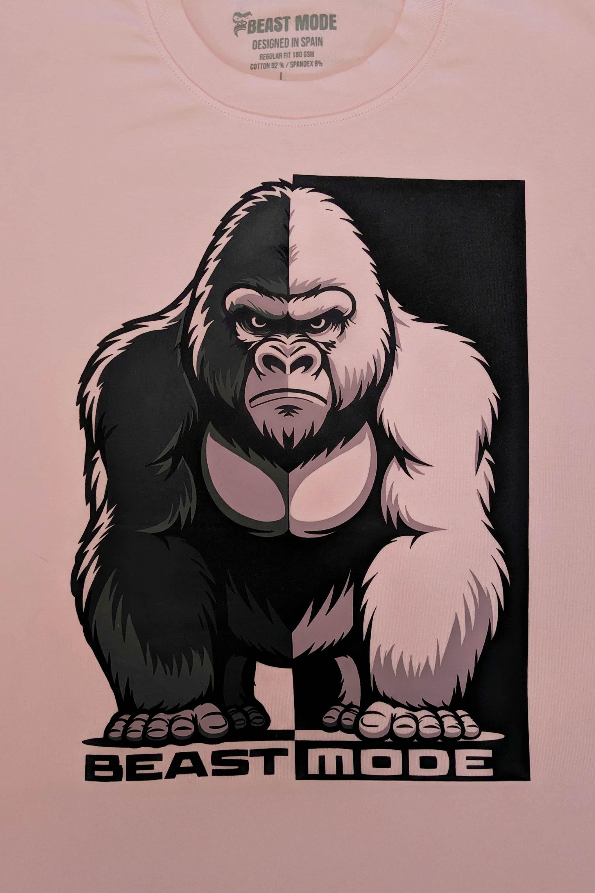 gorila t-shirt regular fit Rosa