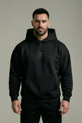 BEAST MODE OVERSIZED BOXY FIT HOODIE NEGRO