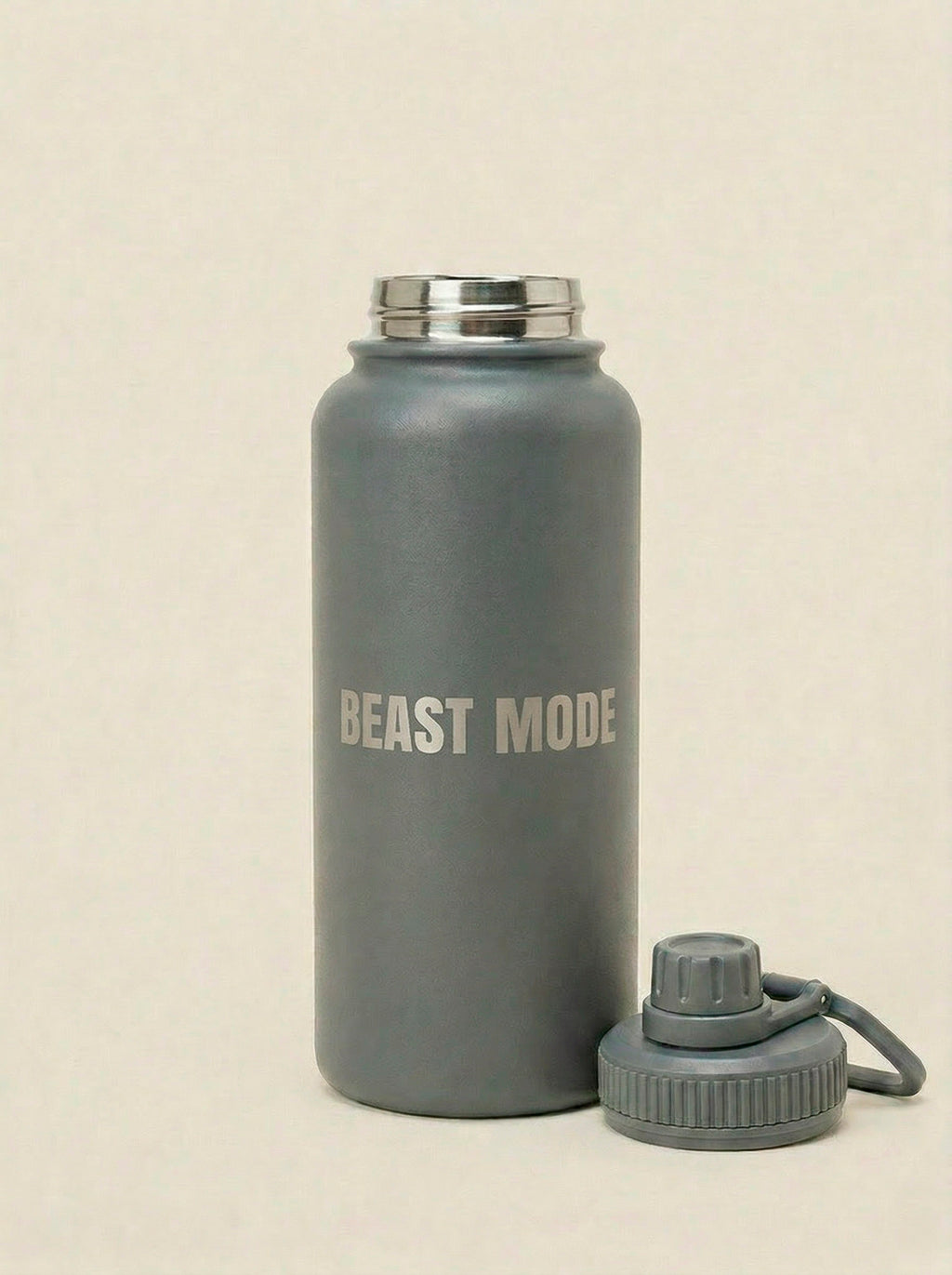 Beas Mode Titan Steel Bottle - Gris oscuro