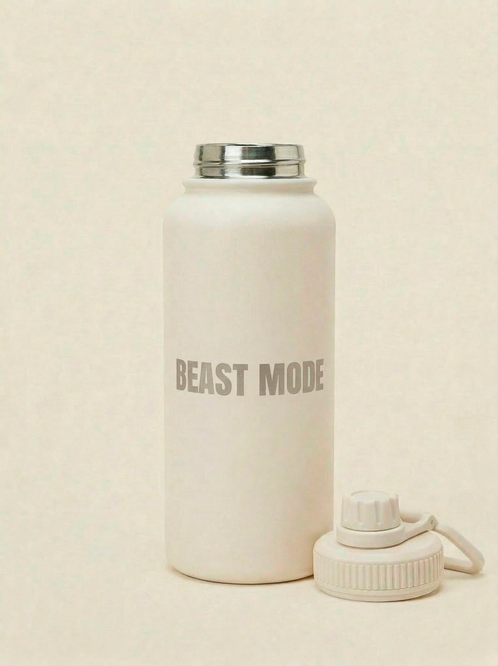 Beas Mode Titan Steel Bottle - Ivory beige