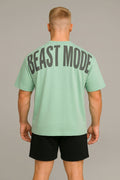 OVERSIZED BEAST MODE Verde menta BACK