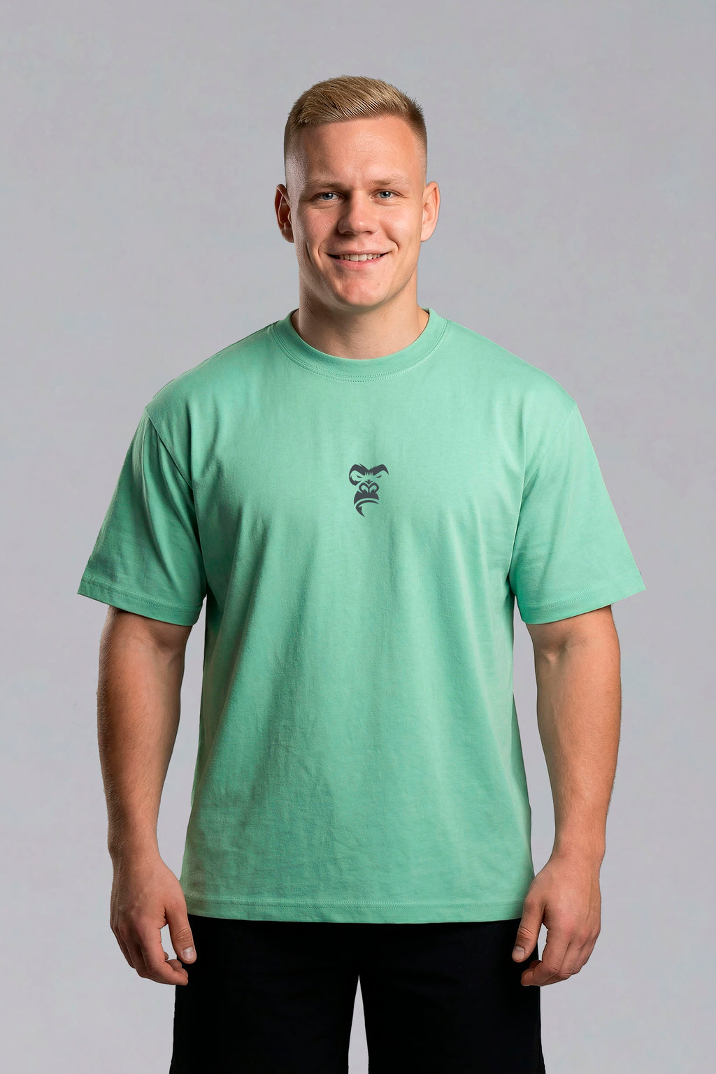 OVERSIZED BEAST MODE Verde menta front