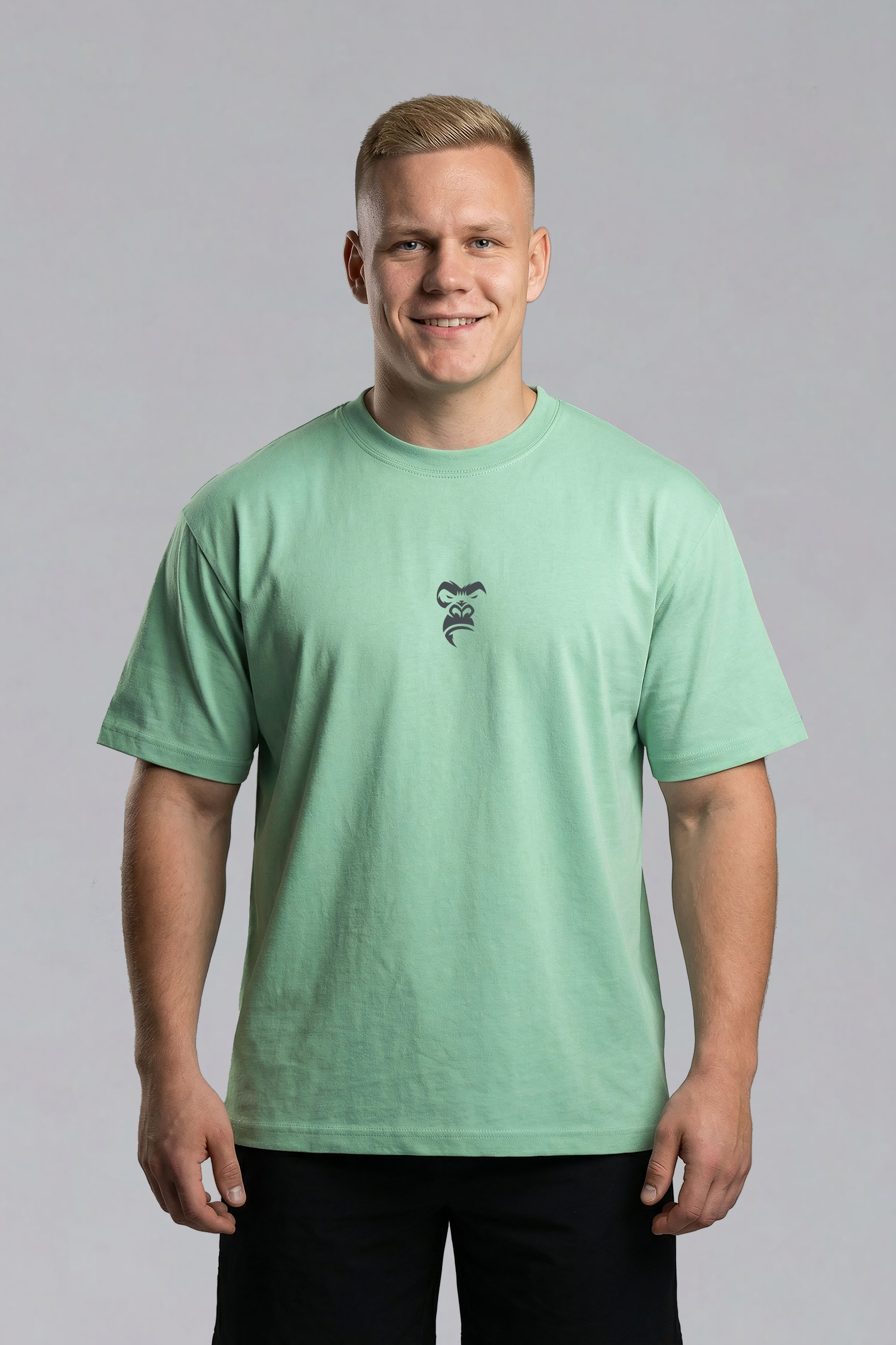 OVERSIZED BEAST MODE Verde menta front