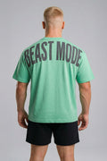 OVERSIZED BEAST MODE Verde menta back