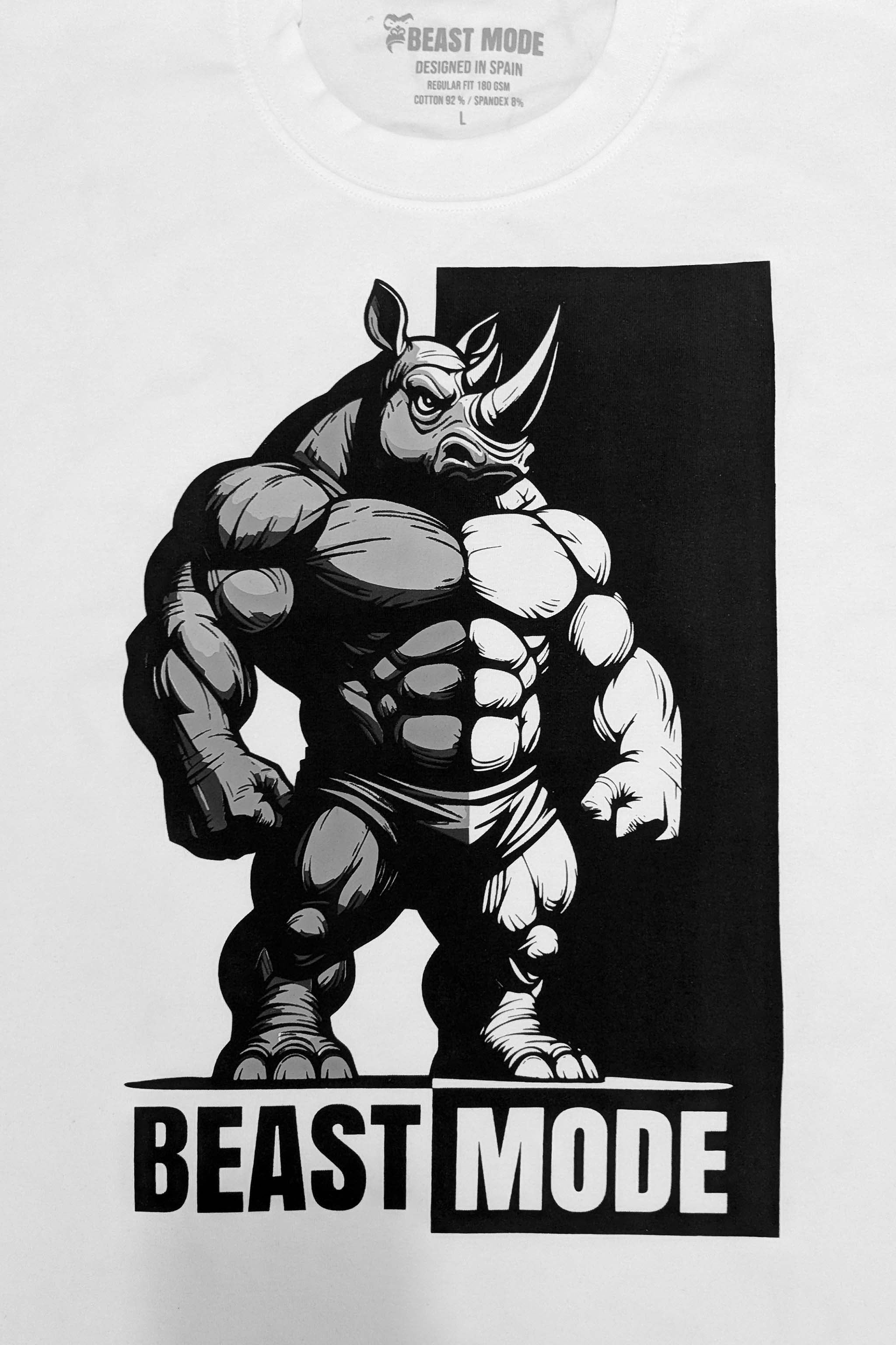 regular t shirt rhino Blanco