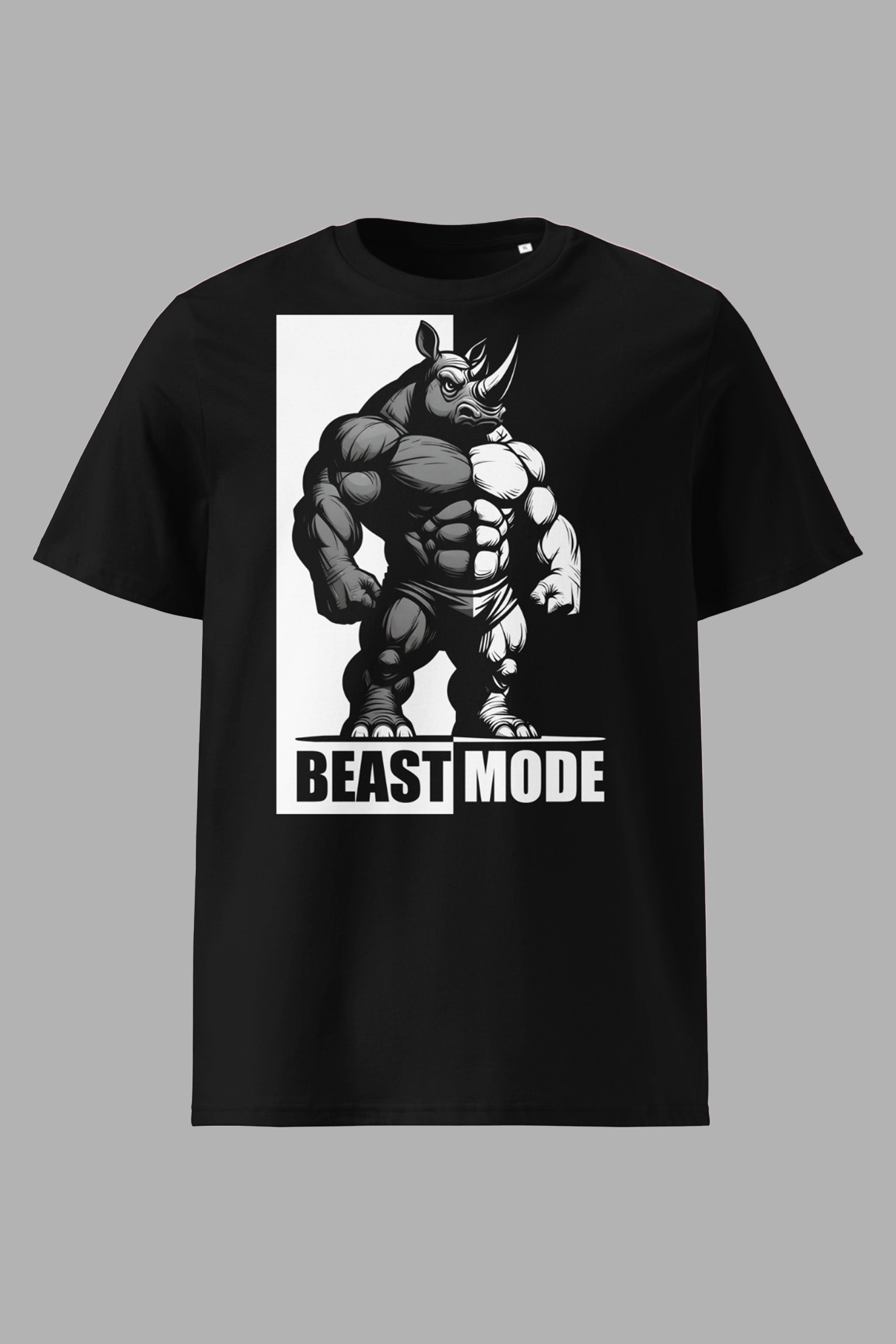 regular t shirt rhino Negro